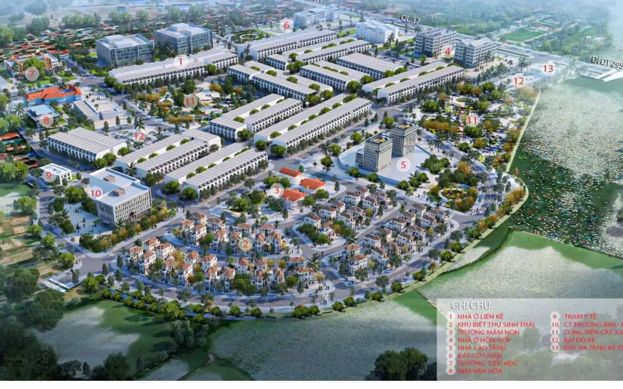 Bất động sản Việt Yên 2026, đất nền Việt Yên, lên Thị xã Việt Yên, dự án Evergreen Bắc Giang.