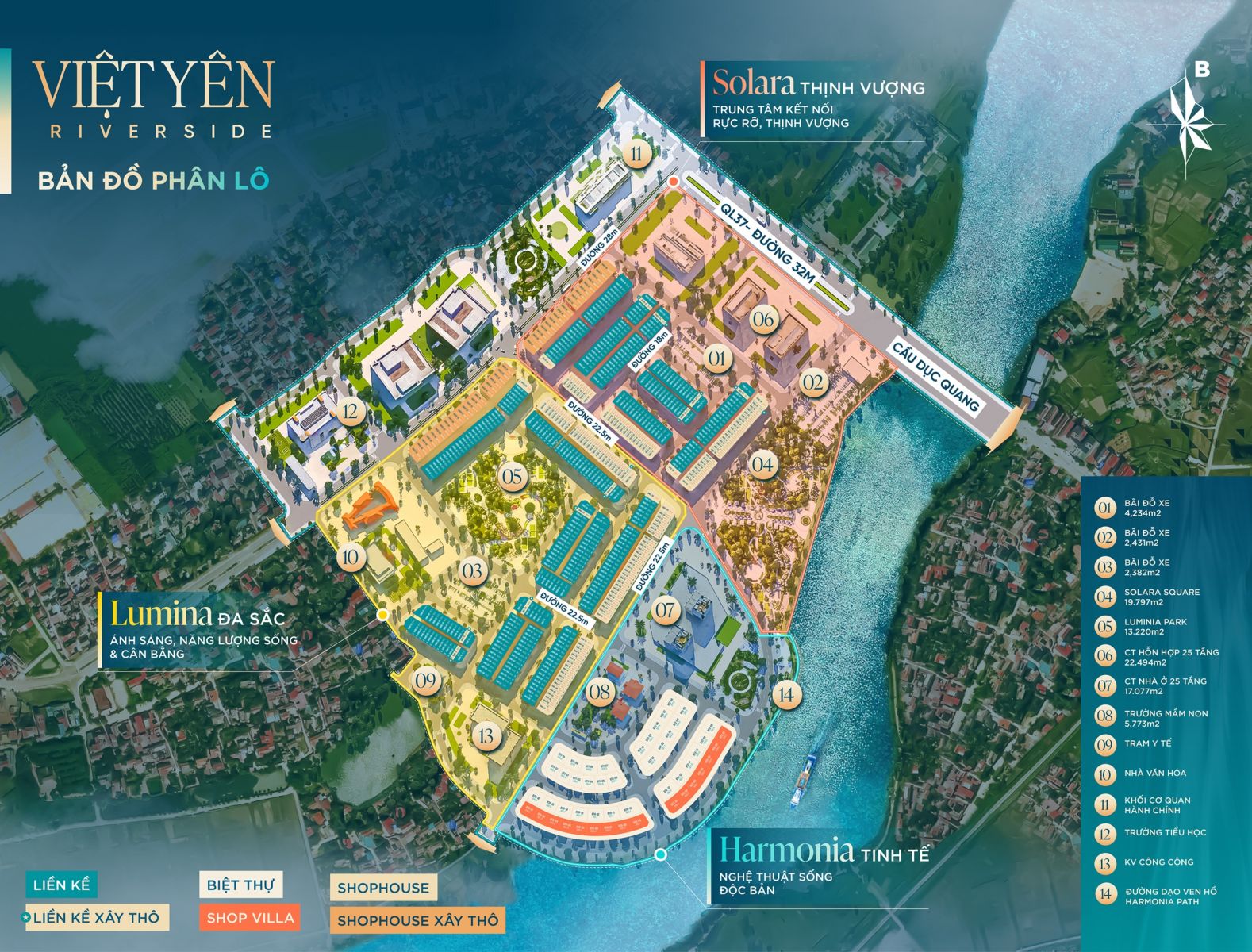 BẢNG GIÁ & CSBH VIỆT YÊN RIVERSIDE